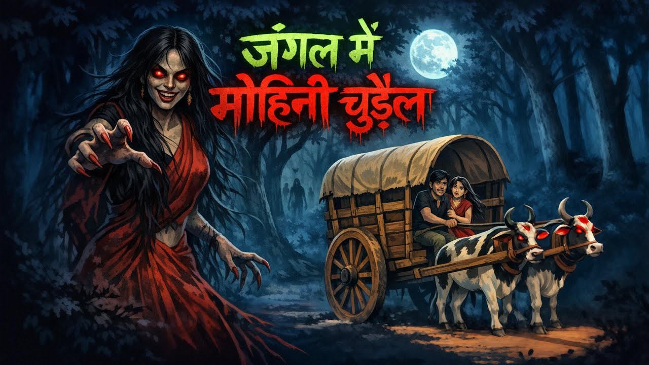 Jungle Me Mohini Churail। जंगल में मोहिनी चुड़ैल। Horror Story। Bhutiya Story 