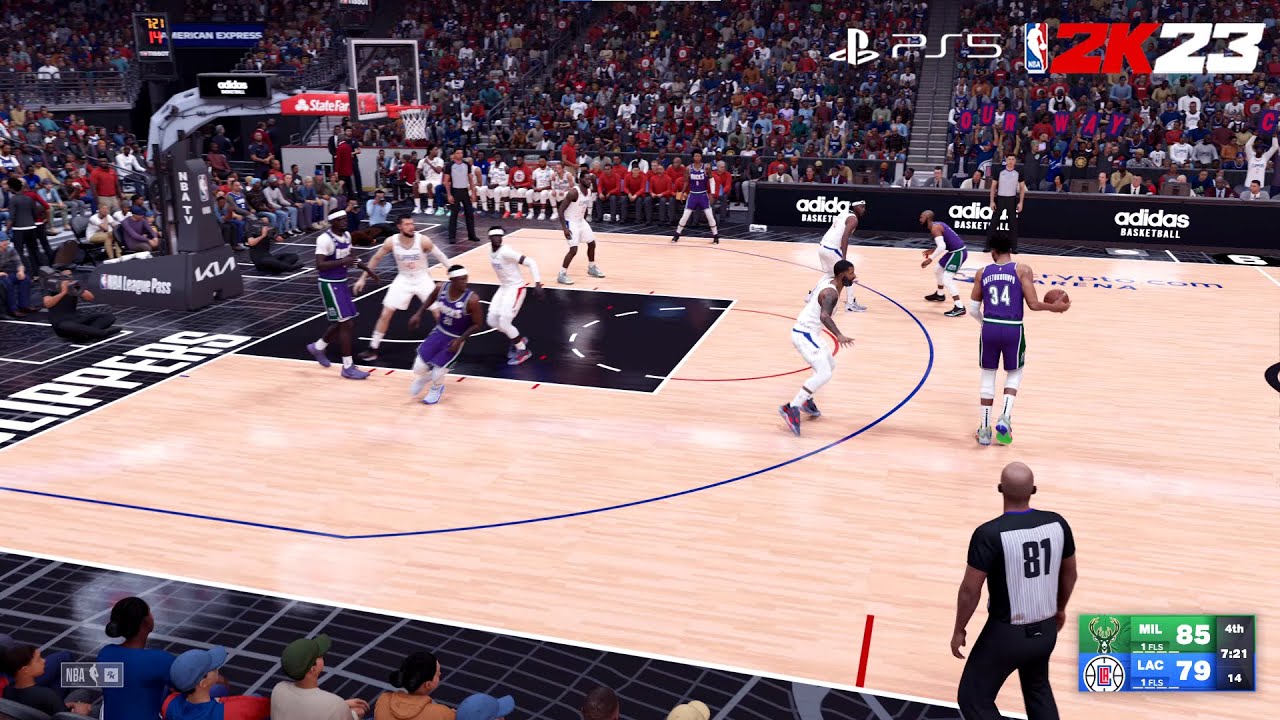 NBA 2K23 [PS5 UHD] Milwaukee Bucks vs Los Angeles Clippers | Ultra Next-Gen Graphics 4K Gameplay