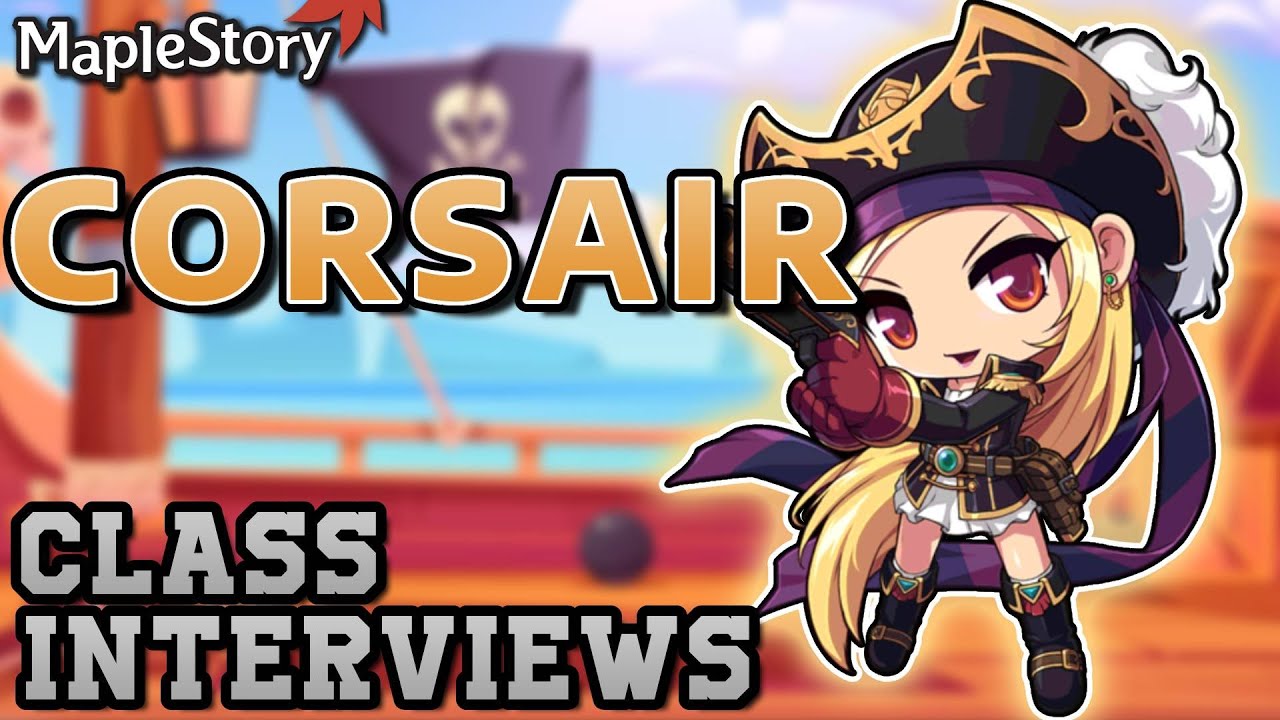 CORSAIR Class Interview w/ CPTKAPPA | Ranking ALL Maplestory Classes