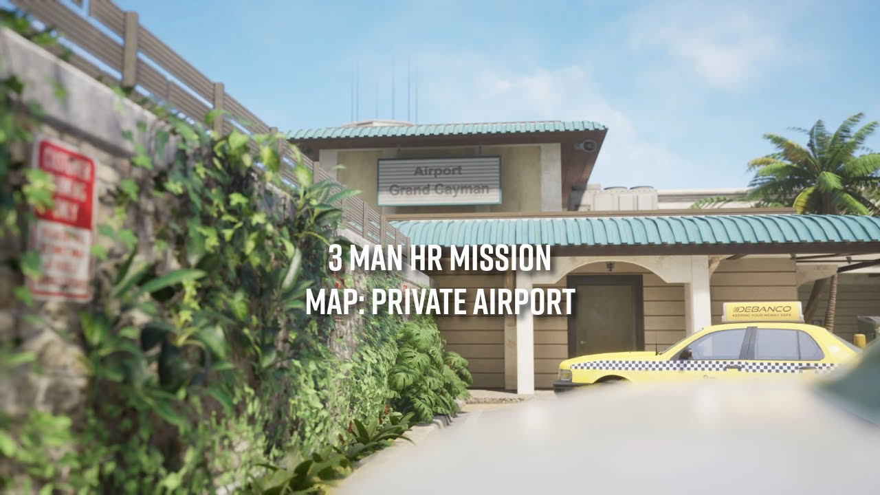 Ready or Not | 3-Man Hostage Rescue at Private Airport (Modded Rainbow Six Map)