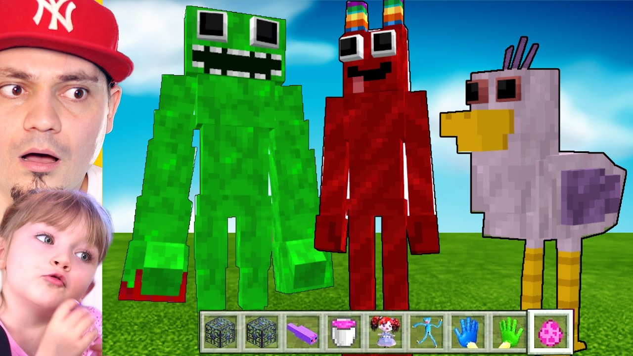 😍 Moja córka znalazła GARTEN OF BANBAN w MINECRAFT! | Minecraft 😍