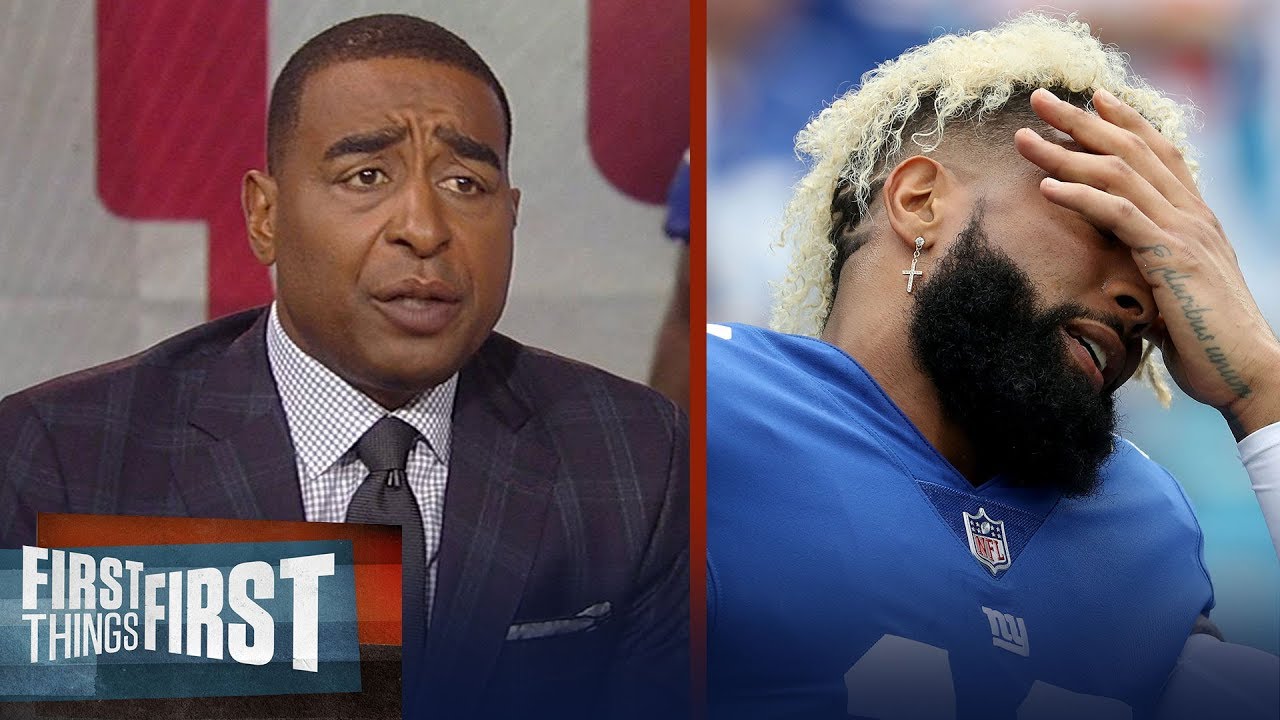 Cris and Nick disagree on OBJ's comments reacting to the Giants struggles | NFL | FIRST THINGS FIRST