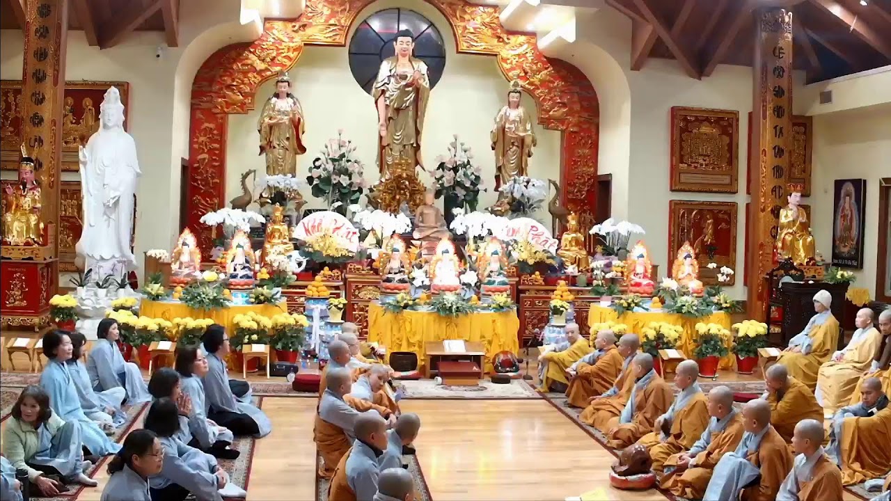 ĐÀN TRÀNG DƯỢC SƯ CẦU AN ĐẦU NĂM  & TỤNG GIỜI BỒ TÁT TẠI GIA - 6:00 pm - Mar 3, 2026.