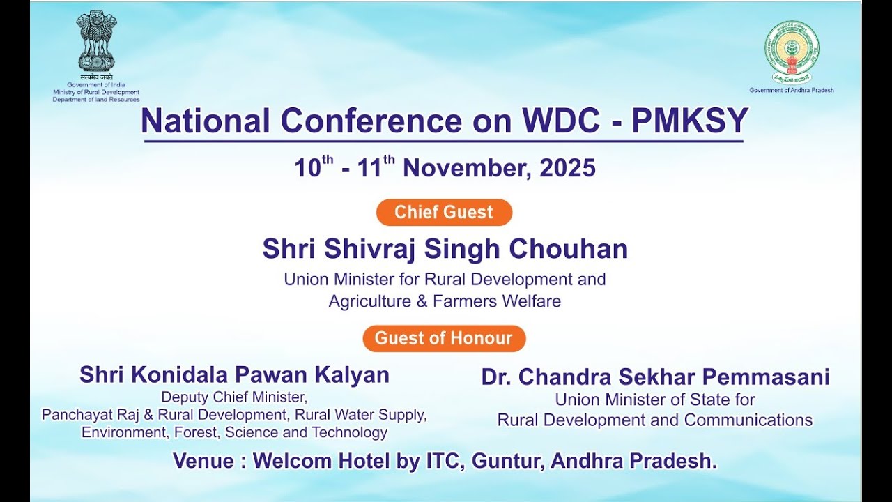 National Conference on WDC-PMKSY