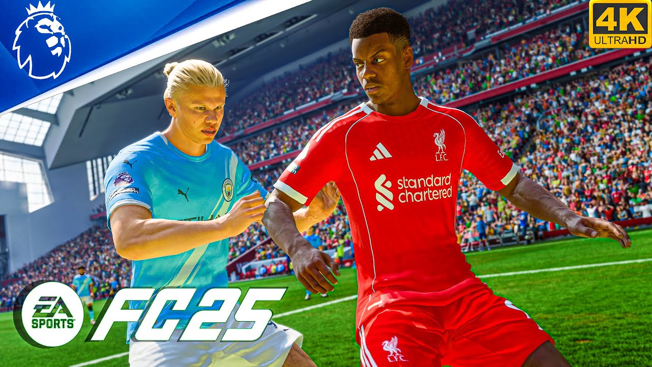 FC 25 - Liverpool Vs Manchester City- Ft. Isak,Haaland| Premier League 25/26 | [4K60]