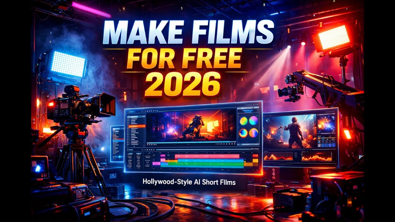 “Make Hollywood-Style Short Films for FREE in 2026 Using AI (Nano Banana Pro)”
