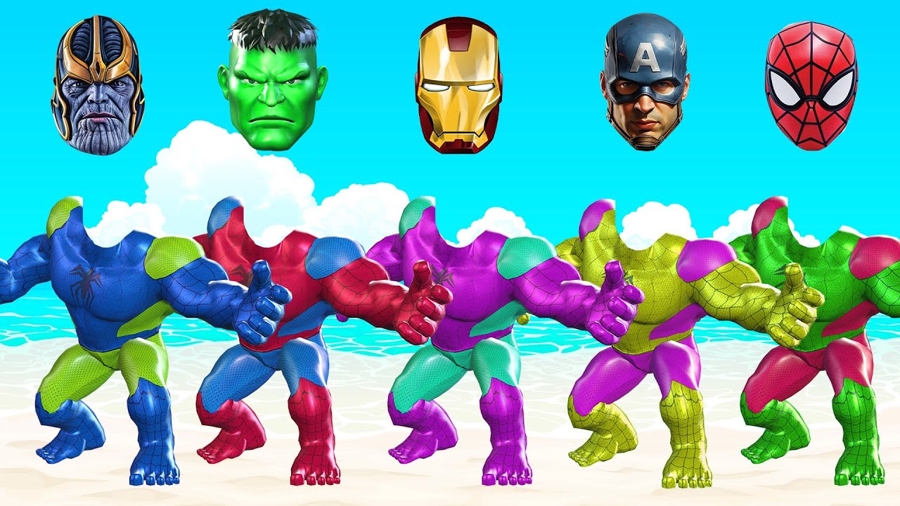 AVENGERS, MARVEL, FAMILY SPIDER-MAN, FAMILY HULK, IRON MAN, THOR, VENOM | TEBAK GAMBAR TOP SUPERHERO