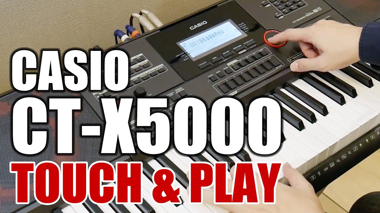 CASIO / CT-X5000 リアリティーを追求したAiX音源搭載モデル【試奏レビュー】