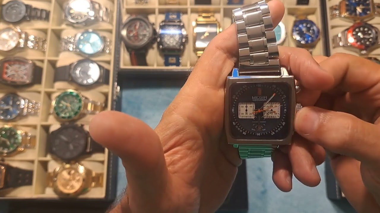 REVIEW Budget Friendly homage silver watch Megir Multi Dial watches opinion review cheap alternative