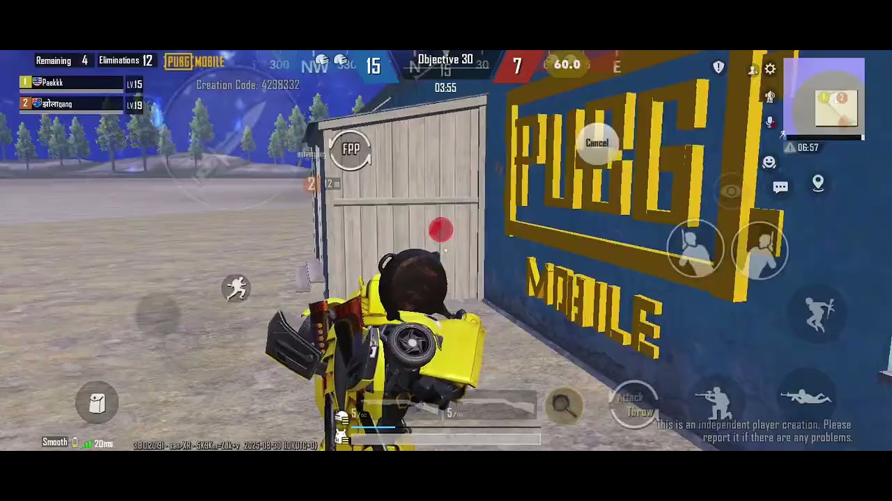 Infinix hot 60 5g | Mediatek Dimensity 7060 | PUBG Test | Malaysia 