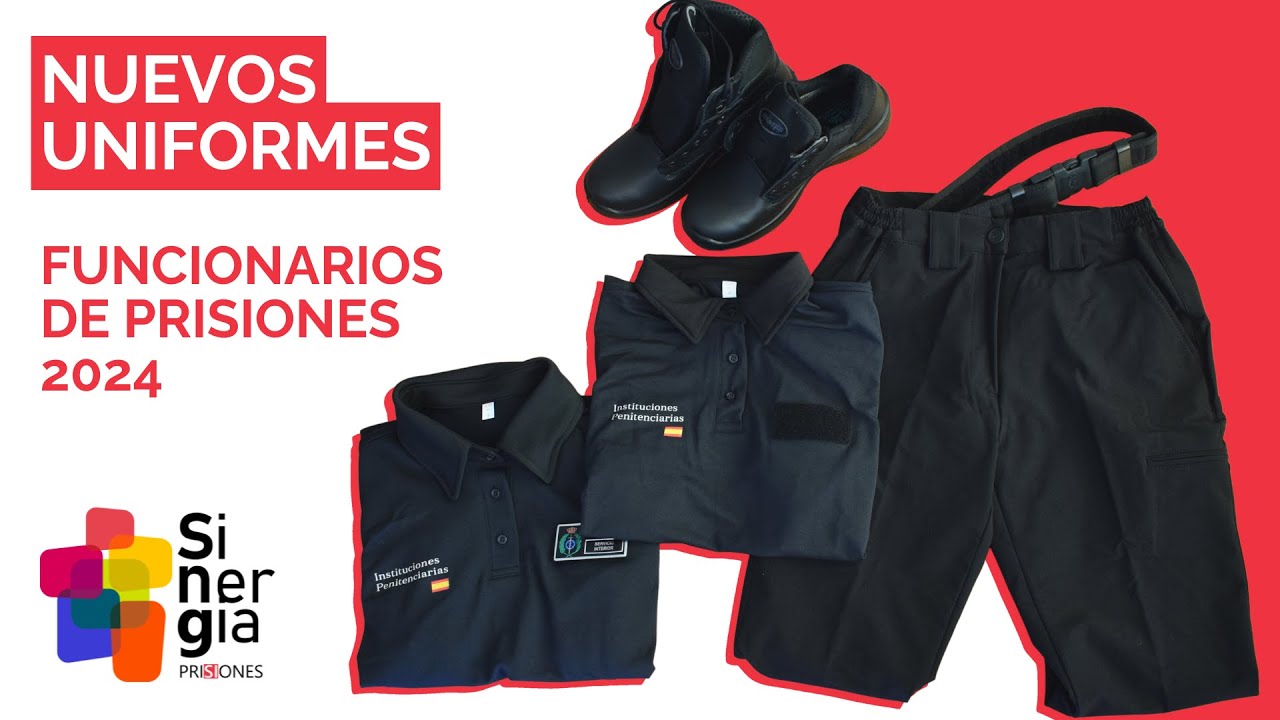 Así son los nuevos uniformes de funcionario de prisiones en España | Sinergia Prisiones