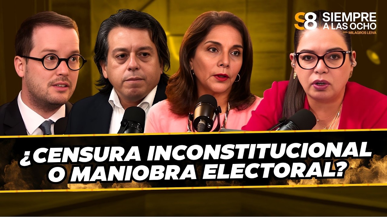 Congresistas JUÁREZ, CAVERO y MÁLAGA defienden POSTURAS sobre CENSURA o VACANCIA CONTRA JERÍ | #S8