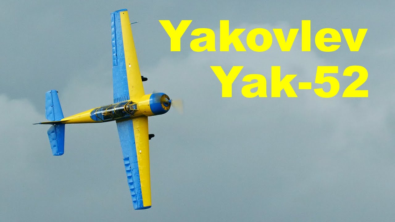 Yakovlev Yak-52 | Airshow Breclav 2021 | 4K