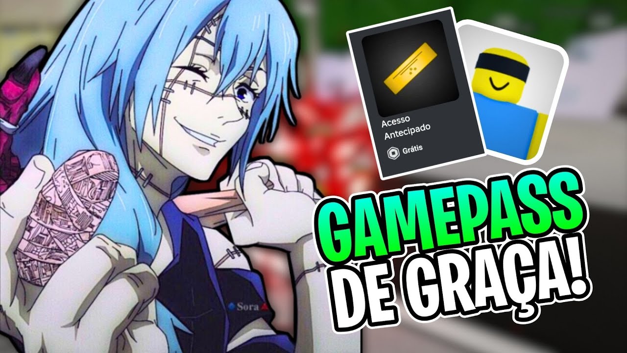 R&Aacute;PIDO!! Como conseguir a Gamepass de Acesso Antecipado de GRA&Ccedil;A no Jujutsu Shenanigans!