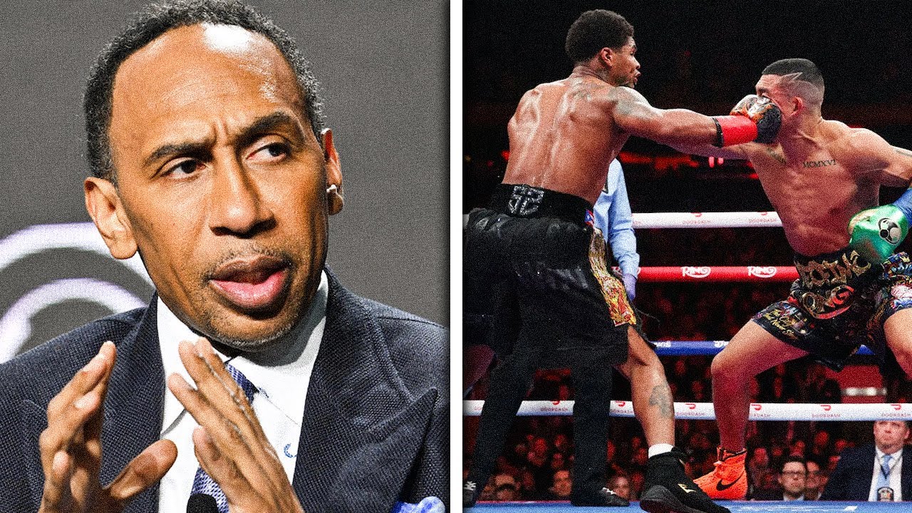 Stephen A. Smith REACTS Shakur Stevenson DOMINATING Teofimo Lopez WIN!