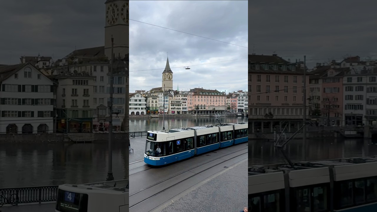 Alstom Flexity tram in Zurich 🇨🇭