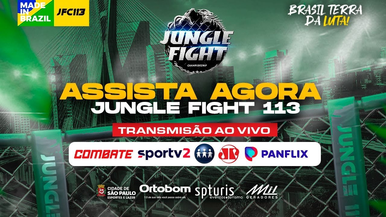 AO VIVO | JUNGLE FIGHT 113 | EVENTO COMPLETO
