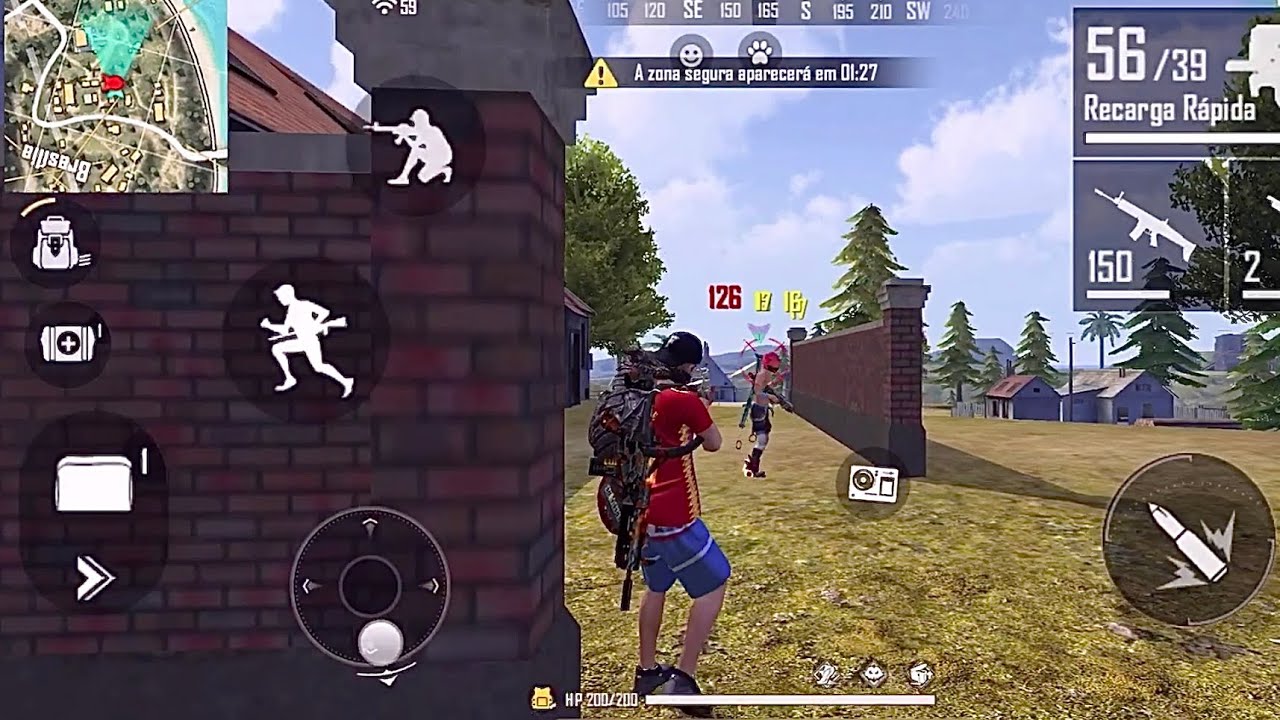 MUITA APELÃO! USEI MEU NOVO CELULAR GAMER NO FREEE FIRE - IPHONE 11 PRO MAX