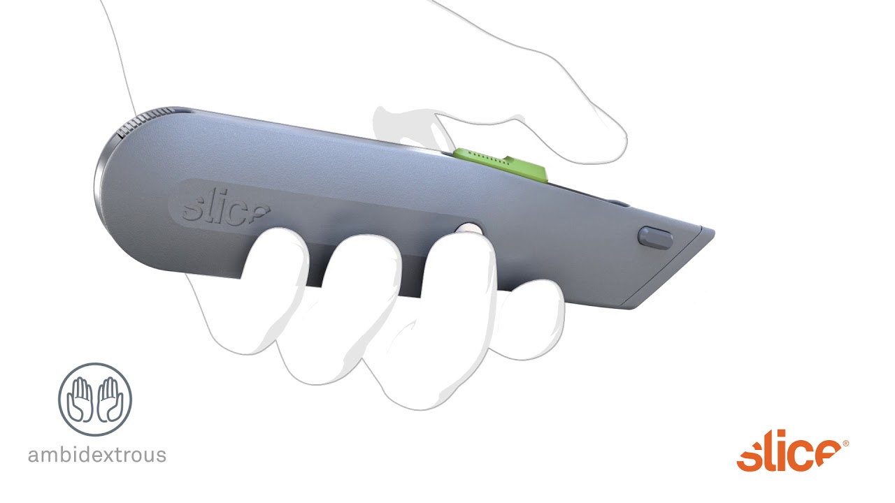 Slice 10491 Auto-Retractable Metal-Handle Utility Knife