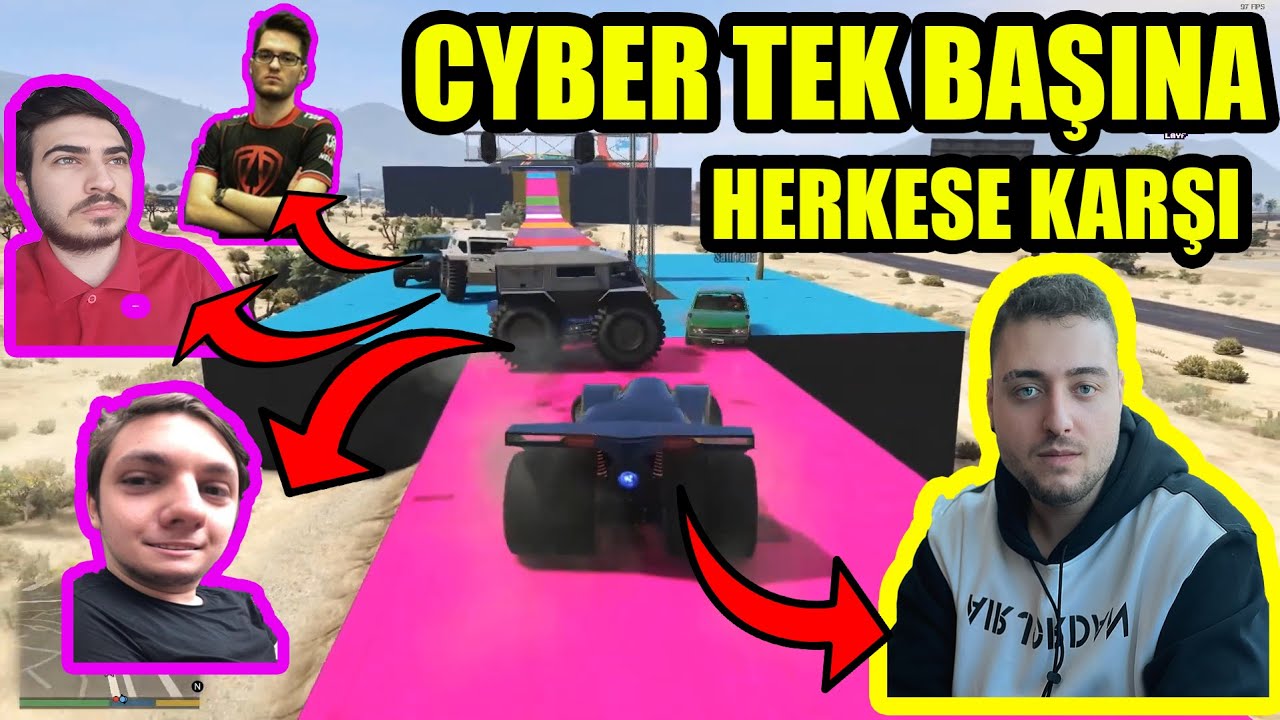 CYBER TEK SİZ HEPİNİZ!!! EFSANE GTA5 FACE TO FACE
