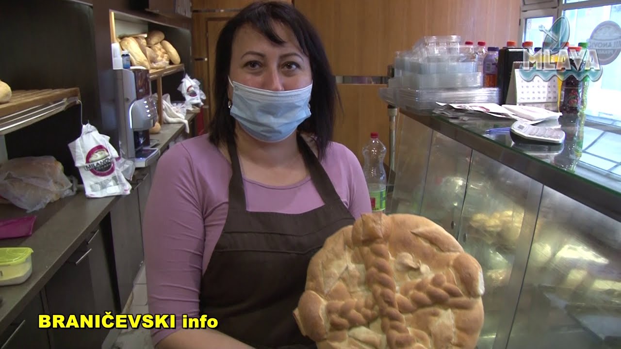 Ponuda slavskih kolača u pekarama Milanović u Petrovcu na Mlavi (RTV  MLAVA 17.11. 2020.)