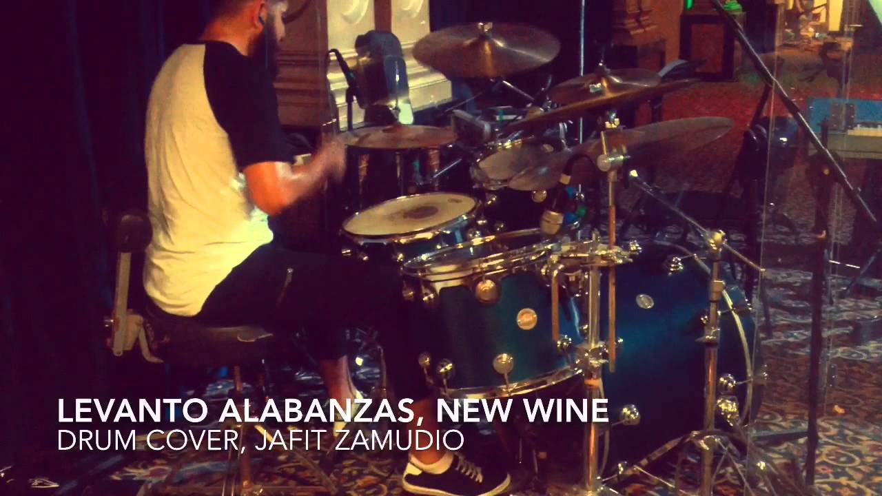 Levanto alabanzas new wine drum cover