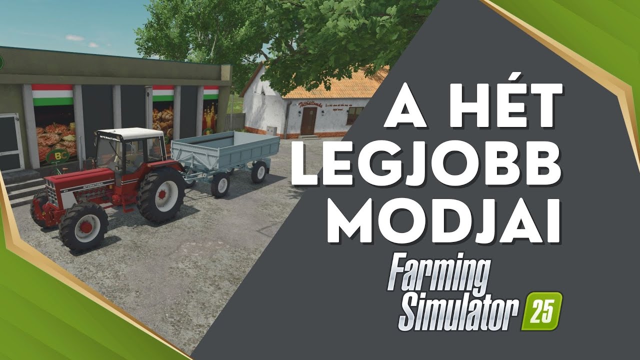 A h&eacute;t legjobb modjai #40 IH 955 + HW60 Trailer (PC/MAC, PS5, XBS) | Farming Simulator 25
