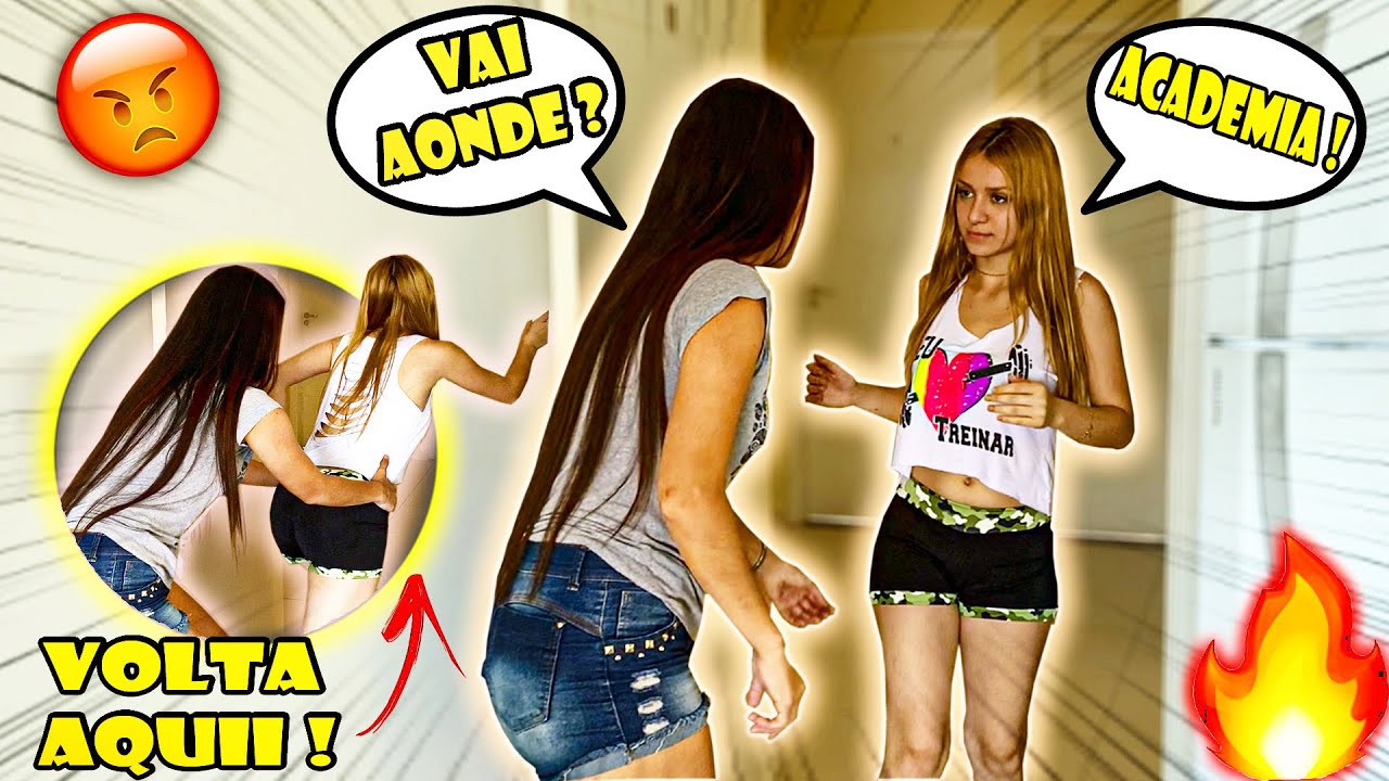 ME ARRUMEI TODA PRA IR NA ACADEMIA SEM A LARISSA 😱 !!! *ficou pistola*