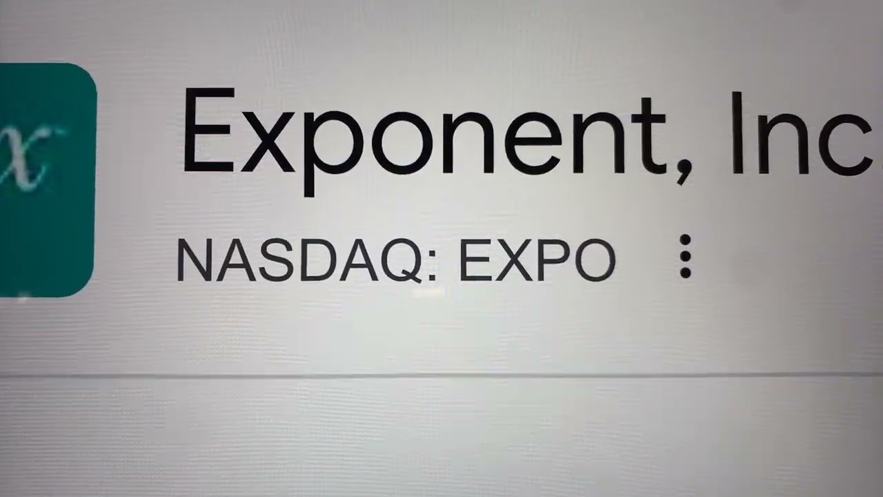 🔴 Exponent Inc. EXPO Stock Trading Facts 🔴