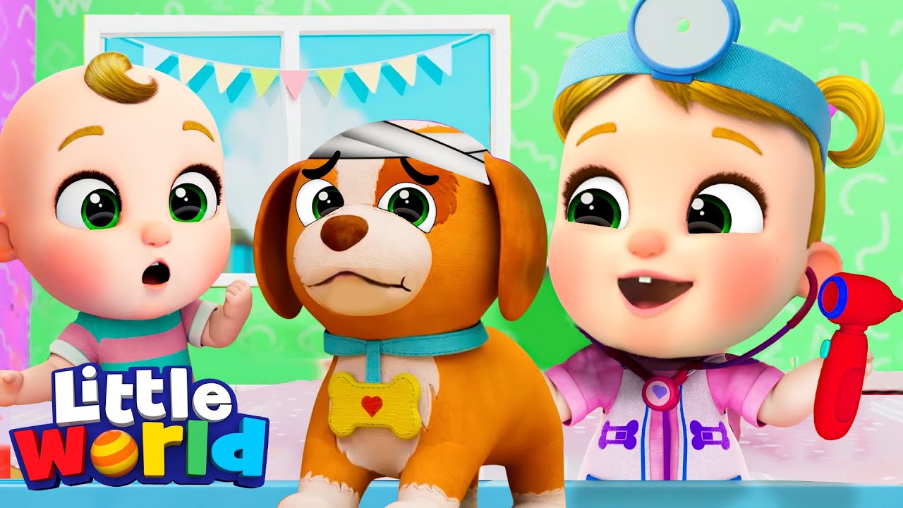 Puppy Has A Boo Boo | Kids Songs & Nursery Rhymes by Little World