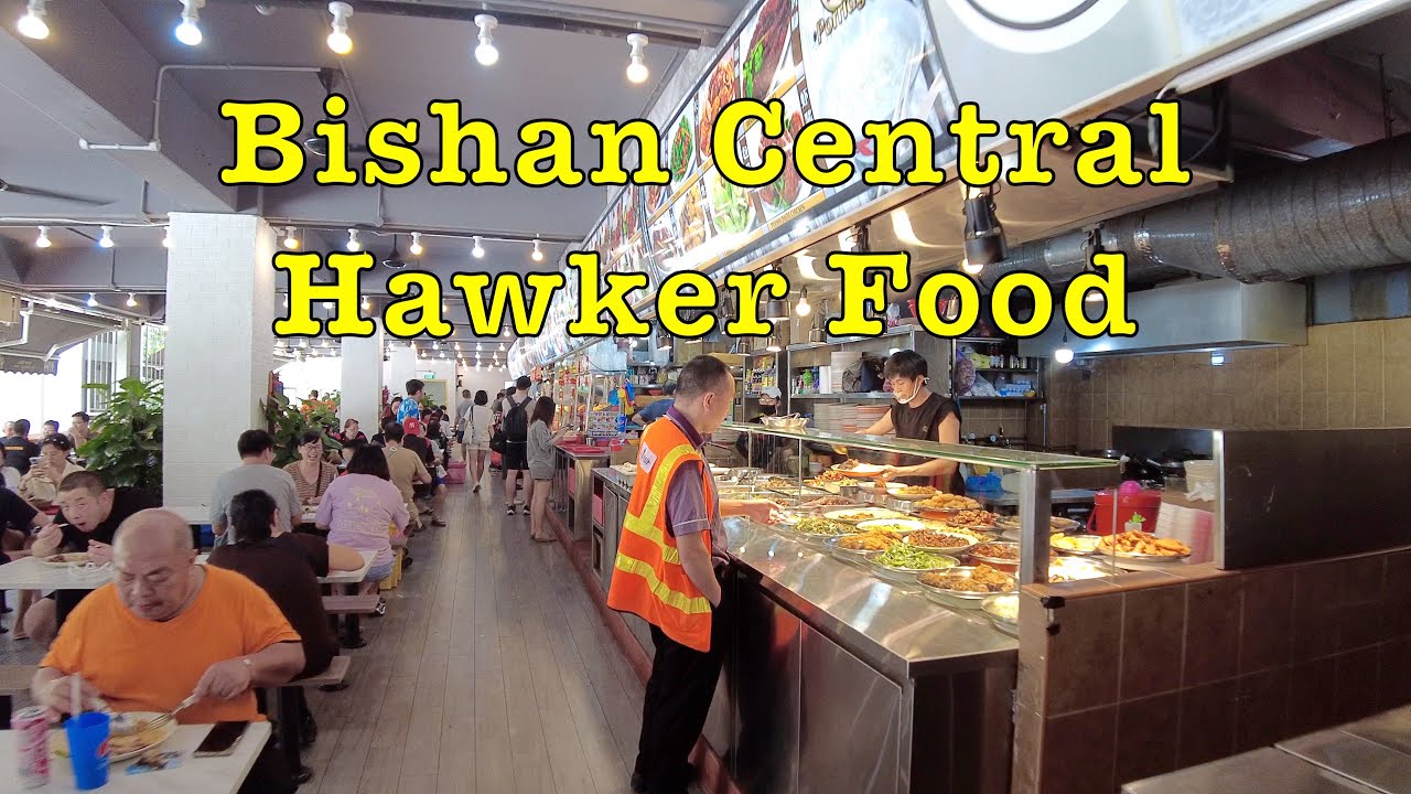 Bishan Central Hawker Food Search in 4K #singapore #hawkerfood