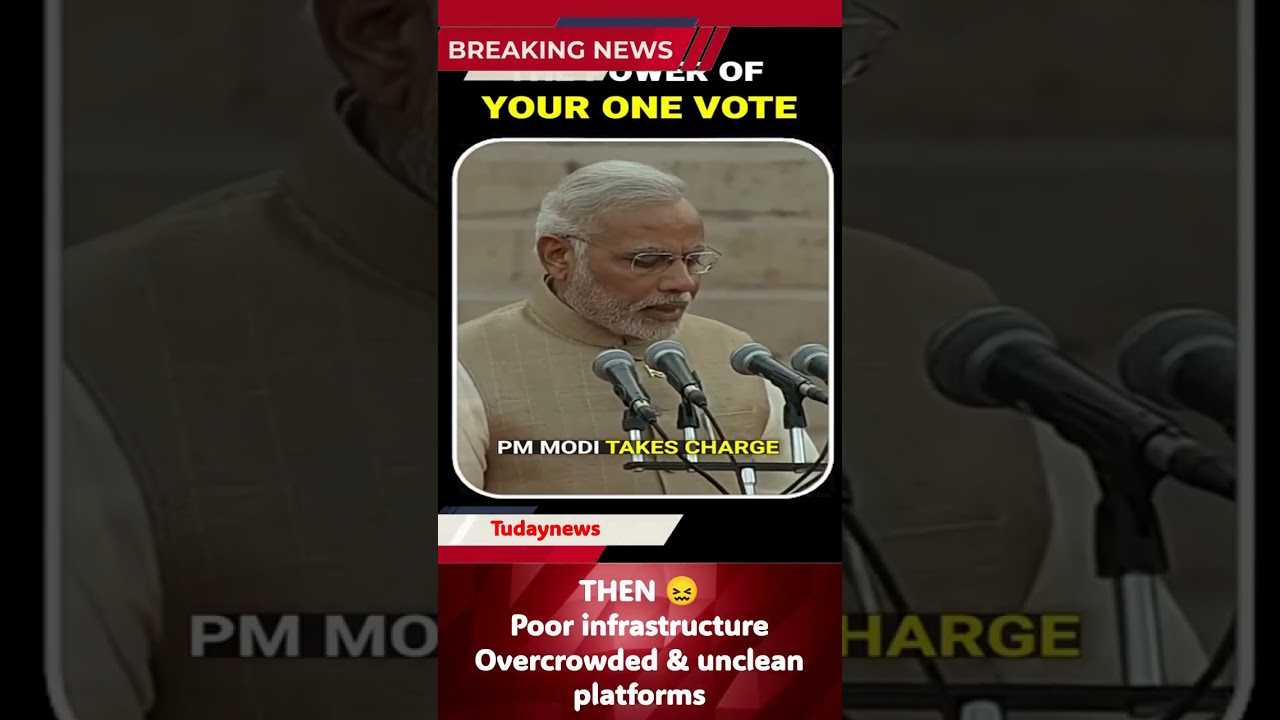 THEN vs NOW: India Railways Glow-Up 🚆 | Power of One Vote 💪