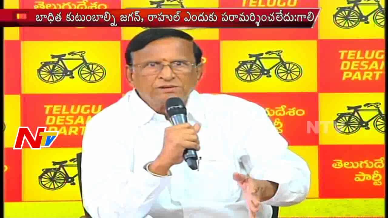 Gali Muddu Krishnama Naidu Slams Rahul Gandhi and YS Jagan