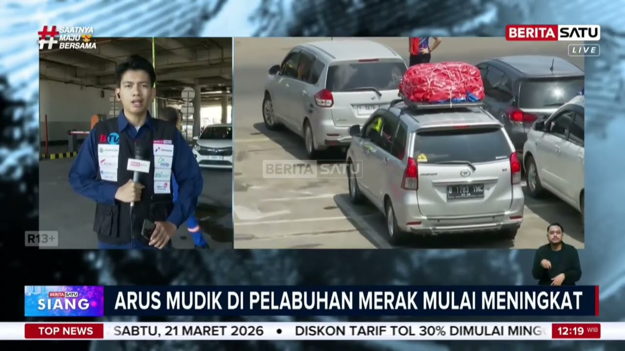 Pelabuhan Merak Mulai Ramai Kendaraan, Tapi Tidak Macet #beritasatu