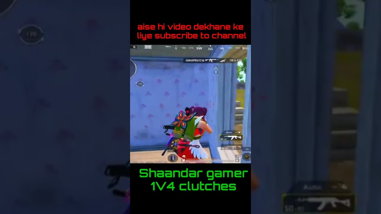@shaandargamer 🔥worde record// 1V4 //cluthes bgmi