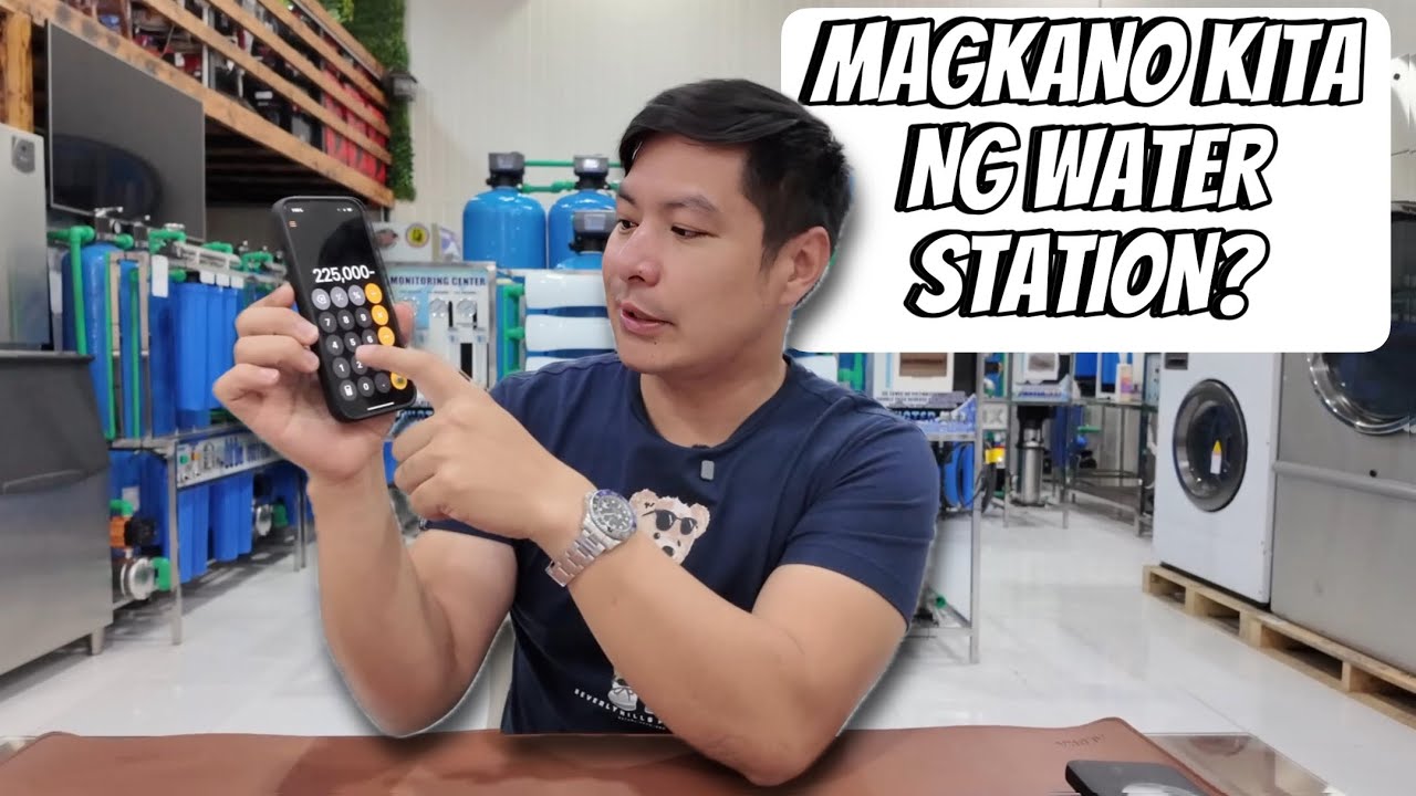 MAGKANO ANG KITA NG WATER STATION? | ALFRED WATERMAX