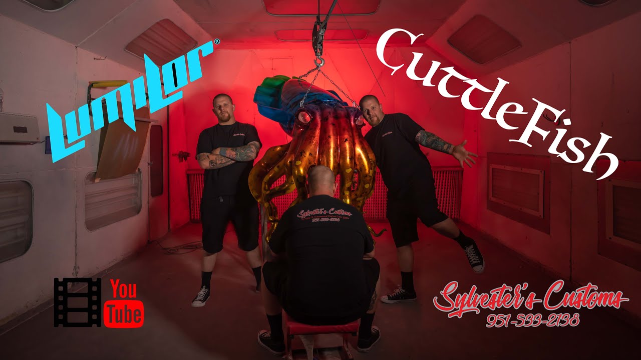 Lumilor Custom Paint z samochodowym Candy: Giant CuttleFish