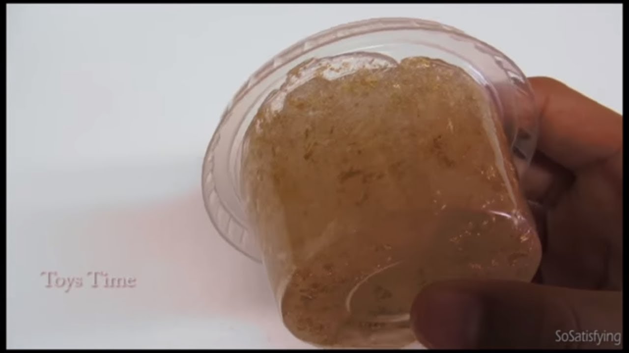 GOLD Foil Slime Mixing - Satisfying Slime ASMR