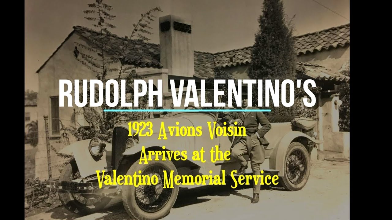 Rudolph Valentino's 1923 Avions Voisin Arrives at the Valentino Memorial (2024)