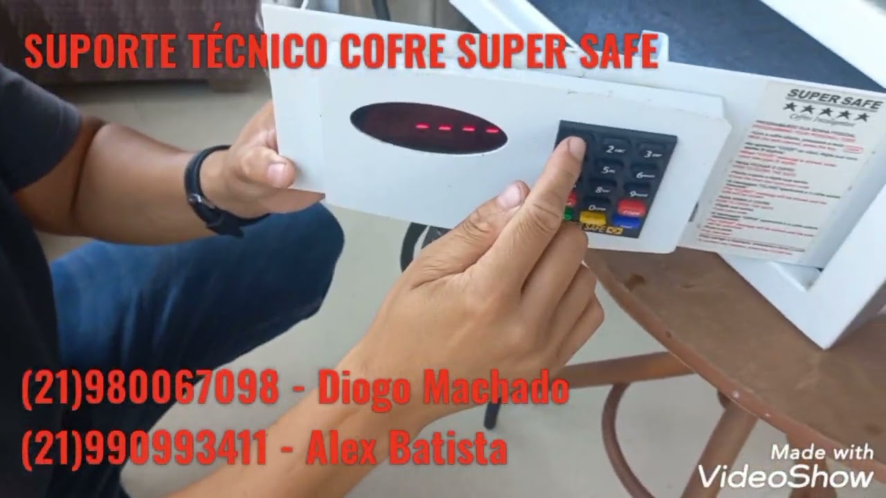 SABE COMO FUNCIONA O COFRE SUPER SAFE? -  RIO DE JANEIRO - (21)980067098 - DIOGO MACHADO