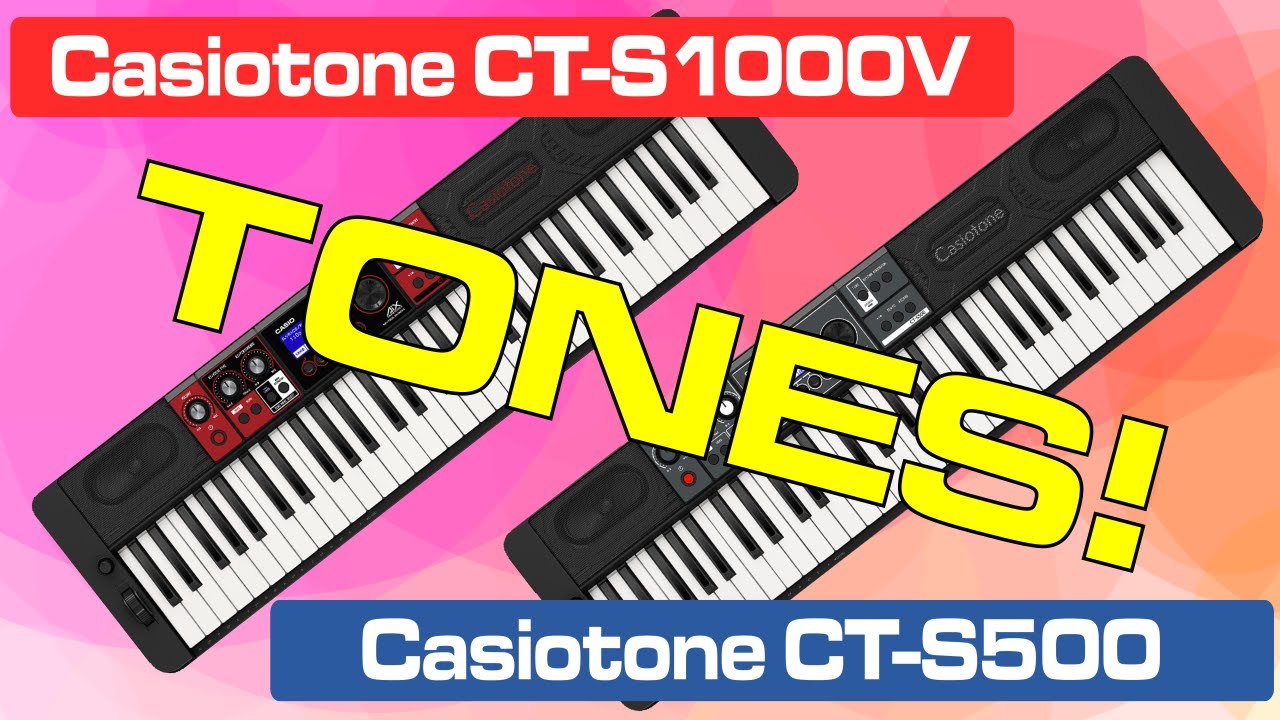 33 Tones in 10 Minutes - Casiotone CT-S1000V & CT-S500