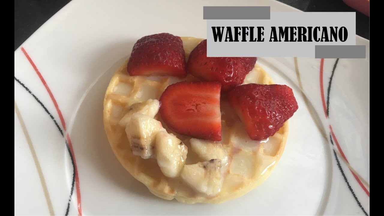 COMO FAZER WAFFLE EM CASA