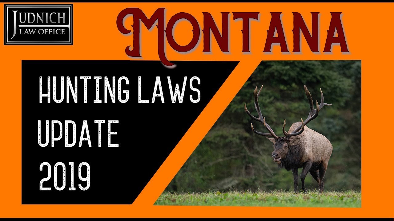 2019 Montana Hunting Laws Update | Judnich Law