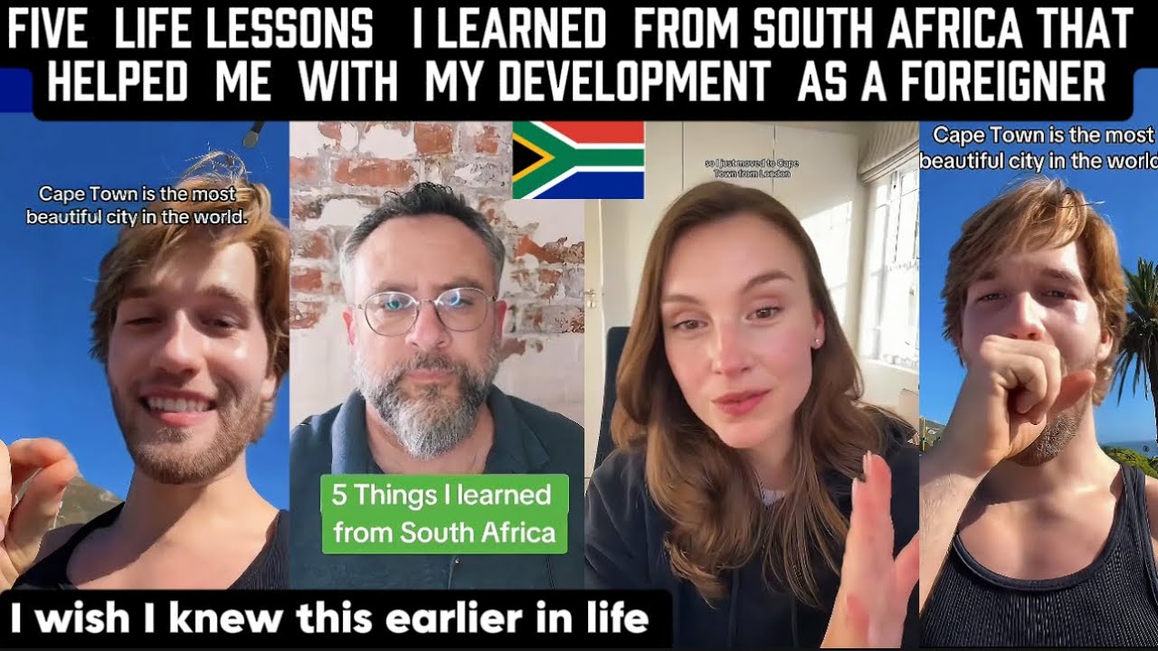 🇿🇦🇺🇸As A Foreigner Five life lessons I have learned from South Africa that help me development faste