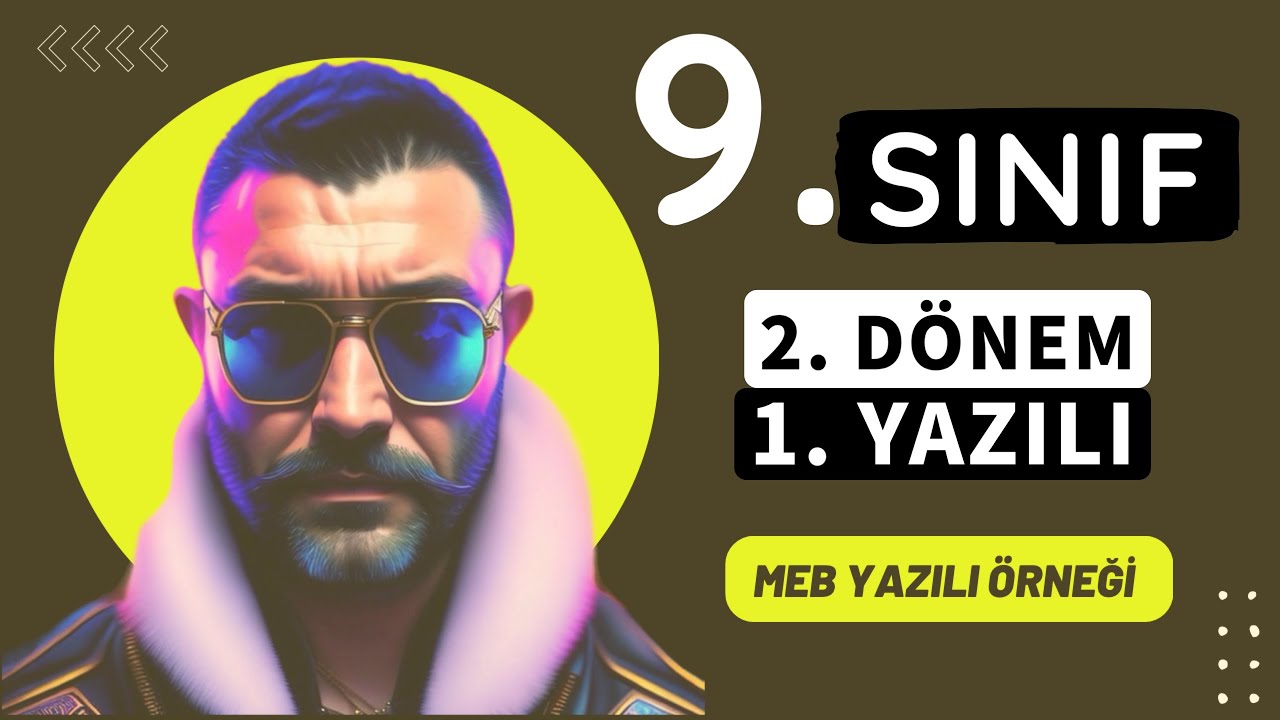 9. Sınıf 2. Dönem 1. Yazılı | 9. Sınıf Matematik | 2025 | İZLE 💯 AL | PDF | 