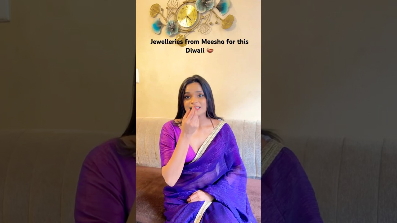 Jewelleries from Meesho for Diwali 🪔 #jewellery #meeshofinds #meeshohaul #ashortaday #2025 #diwali