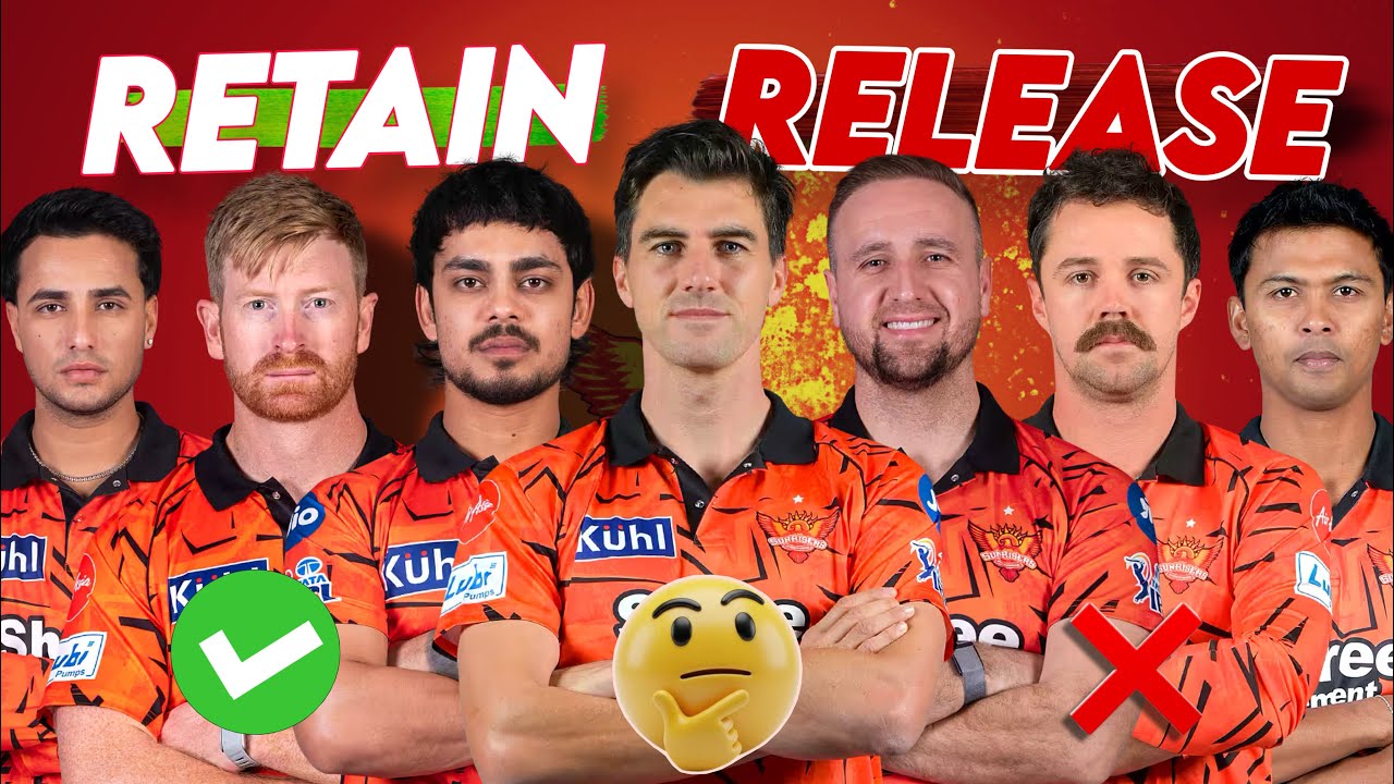 SRH Retention and Released Players List IPL 2027 | SRH Squad 2027