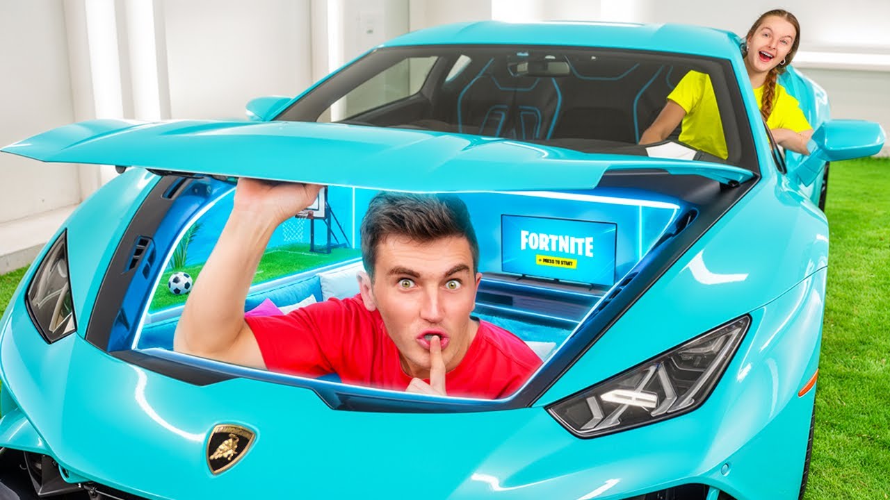 J'ai Transformé Ma Lamborghini en EPIC Gaming Room