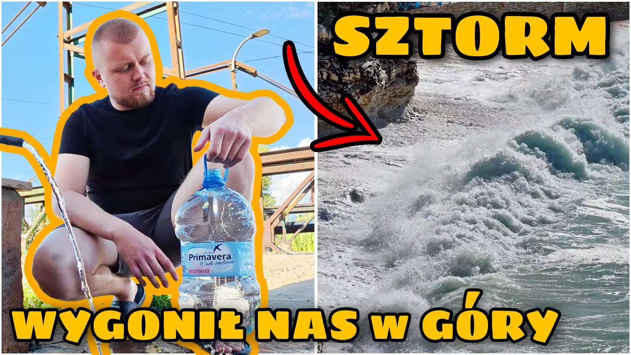 OGROME FALE niszczą PLAŻE!!! Uciekamy w głąb kraju!!! Odc.399