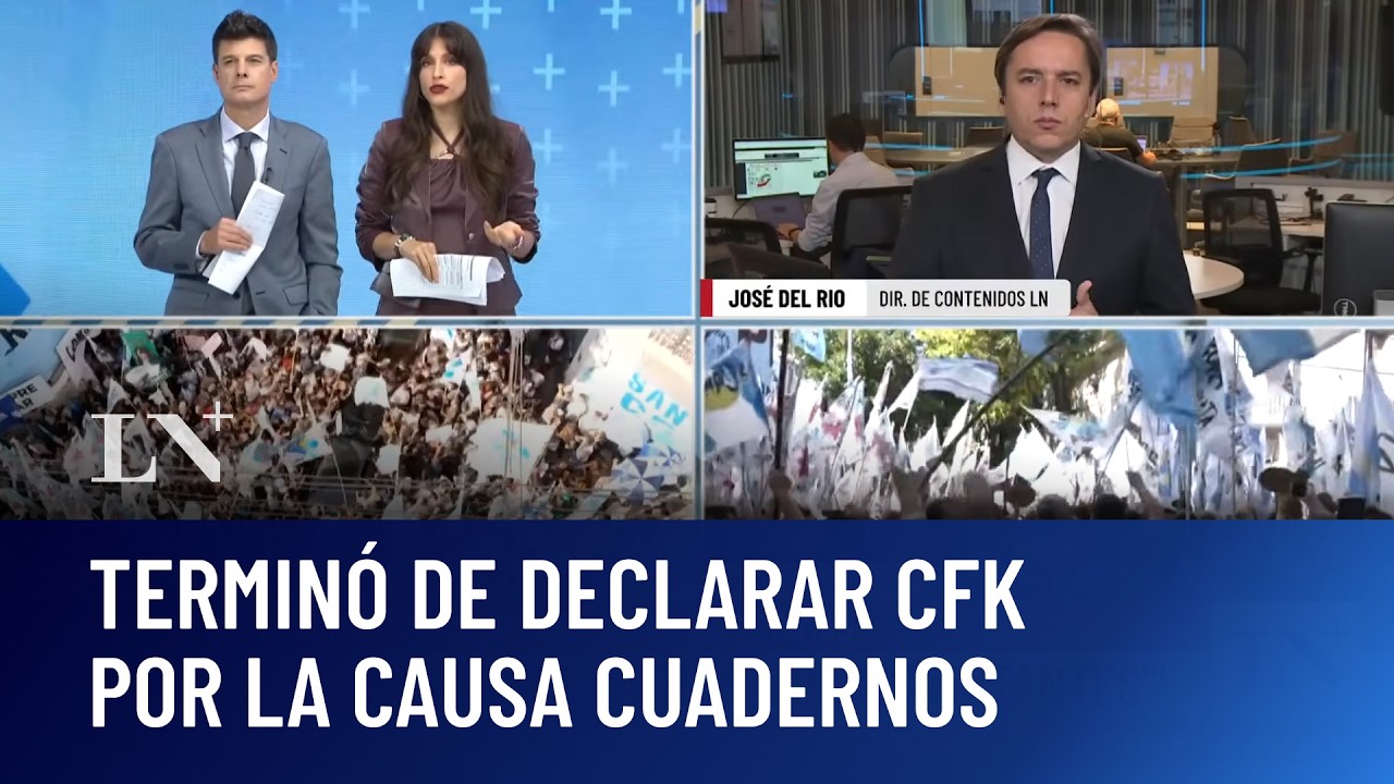 Cristina declaró por los cuadernos de las coimas; el análisis de José del Río